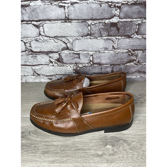 Johnston & Murphy Brown Leather Kiltie Tassel Loafers Shoes Men\'s Sz 11M US/44EU main image 6